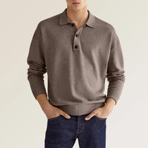 Men's Long-Sleeve Field Polo Shirt | Lupi