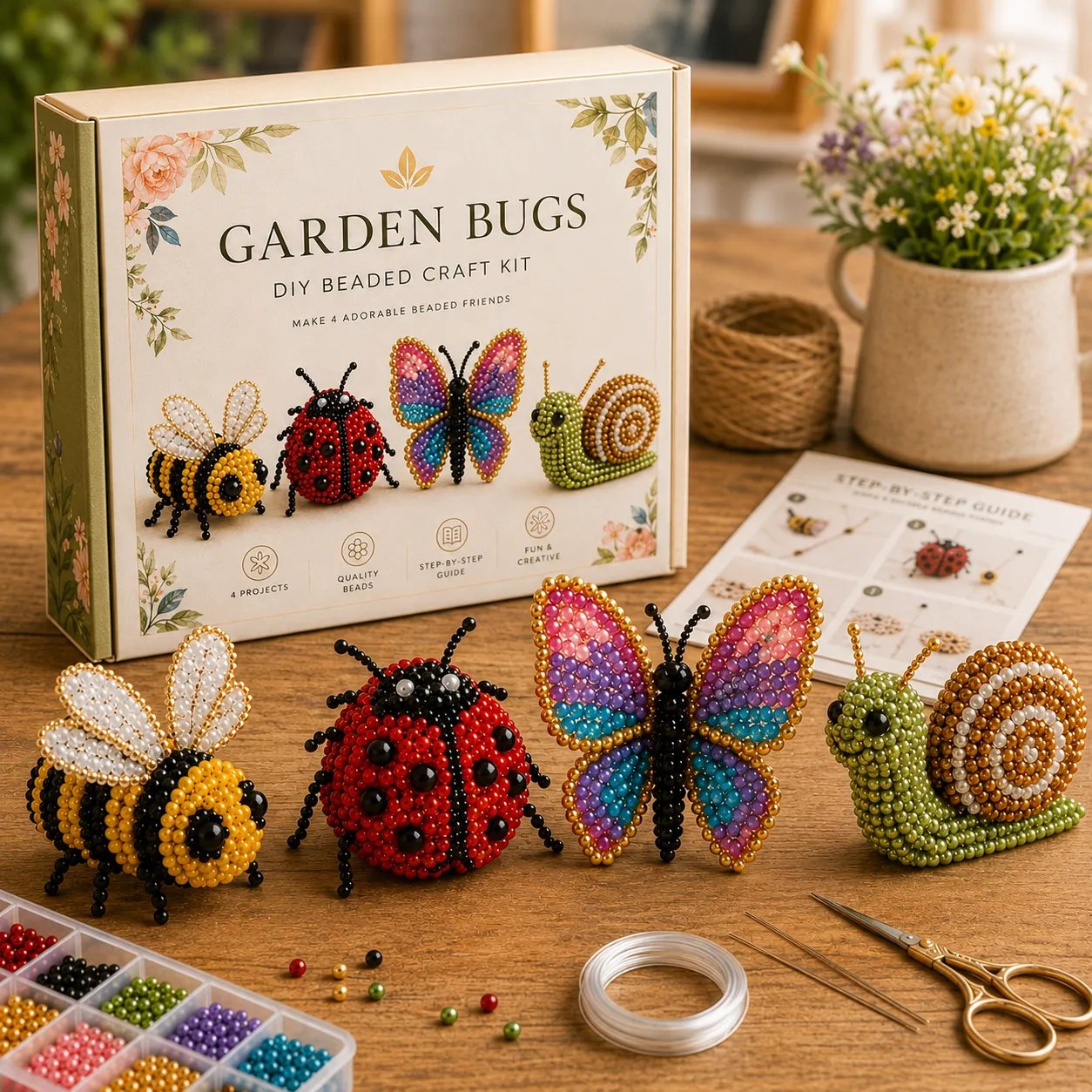 BeadCraft Mini – Tiny 3D Beaded Animal DIY Kit