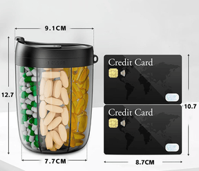 DailyMeds – 6 Compartment Pill Storage Container