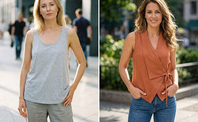 LinenLuxe – Crisscross Tie Tank Top