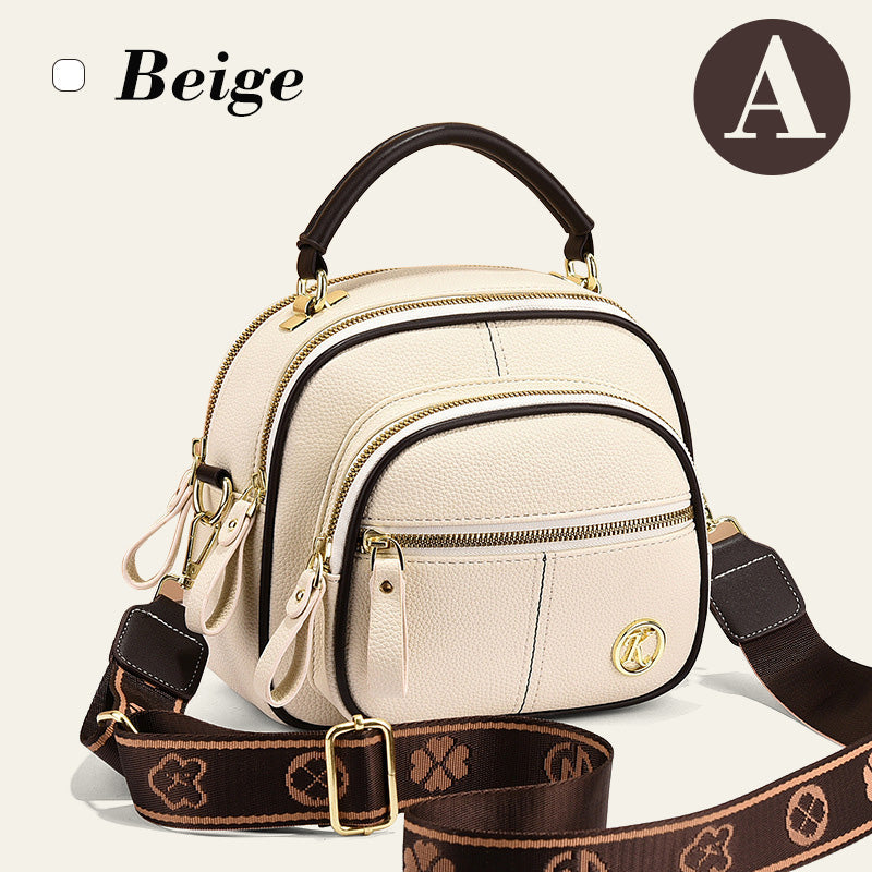 FlexiLuxe – Multi-Compartment PU Leather Handbag