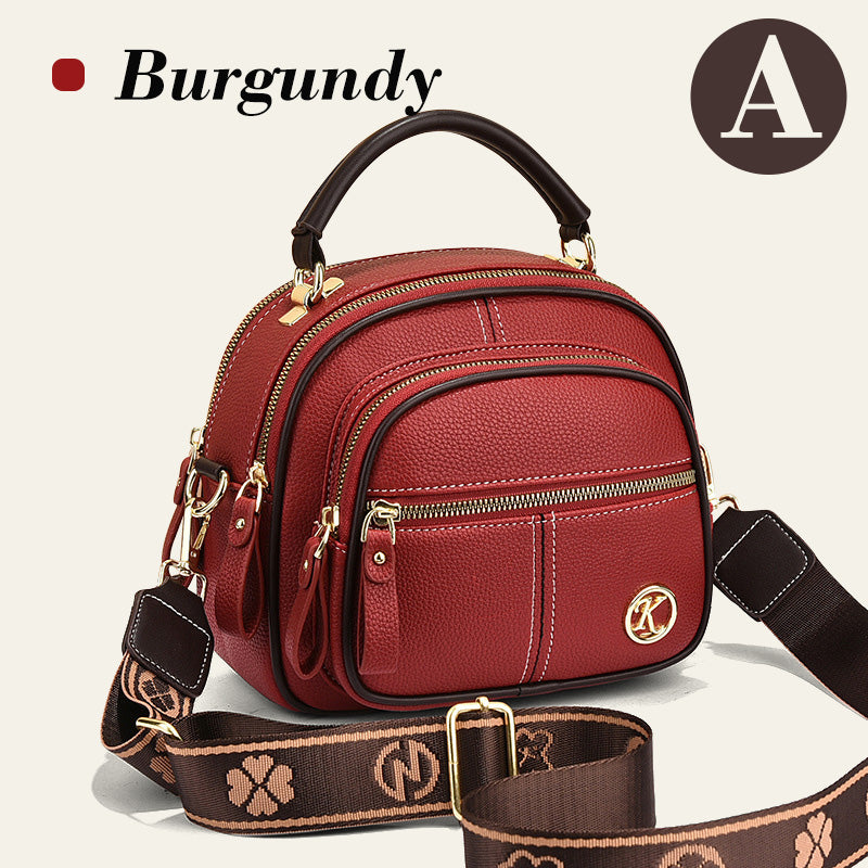 FlexiLuxe – Multi-Compartment PU Leather Handbag