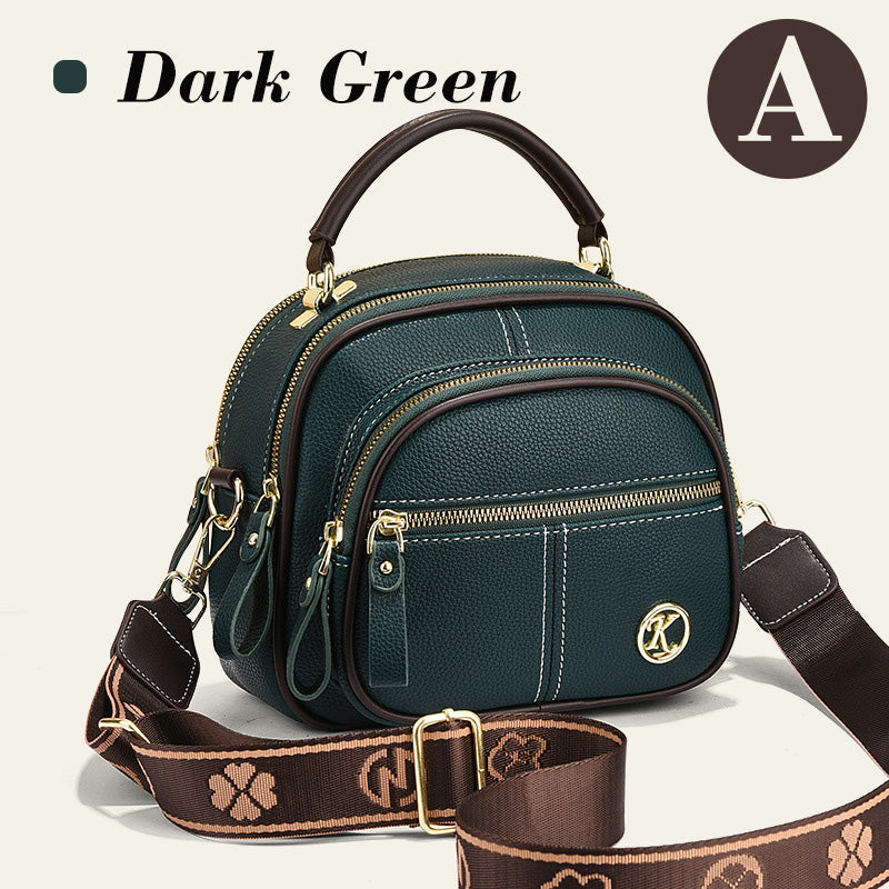 FlexiLuxe – Multi-Compartment PU Leather Handbag