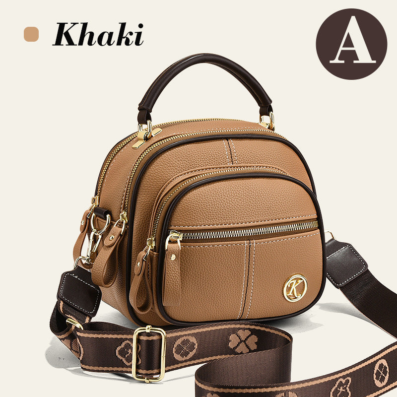 FlexiLuxe – Multi-Compartment PU Leather Handbag