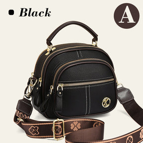 FlexiLuxe – Multi-Compartment PU Leather Handbag