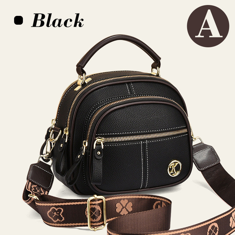 FlexiLuxe – Multi-Compartment PU Leather Handbag