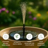 SunFlow – Solar Garden Fountain