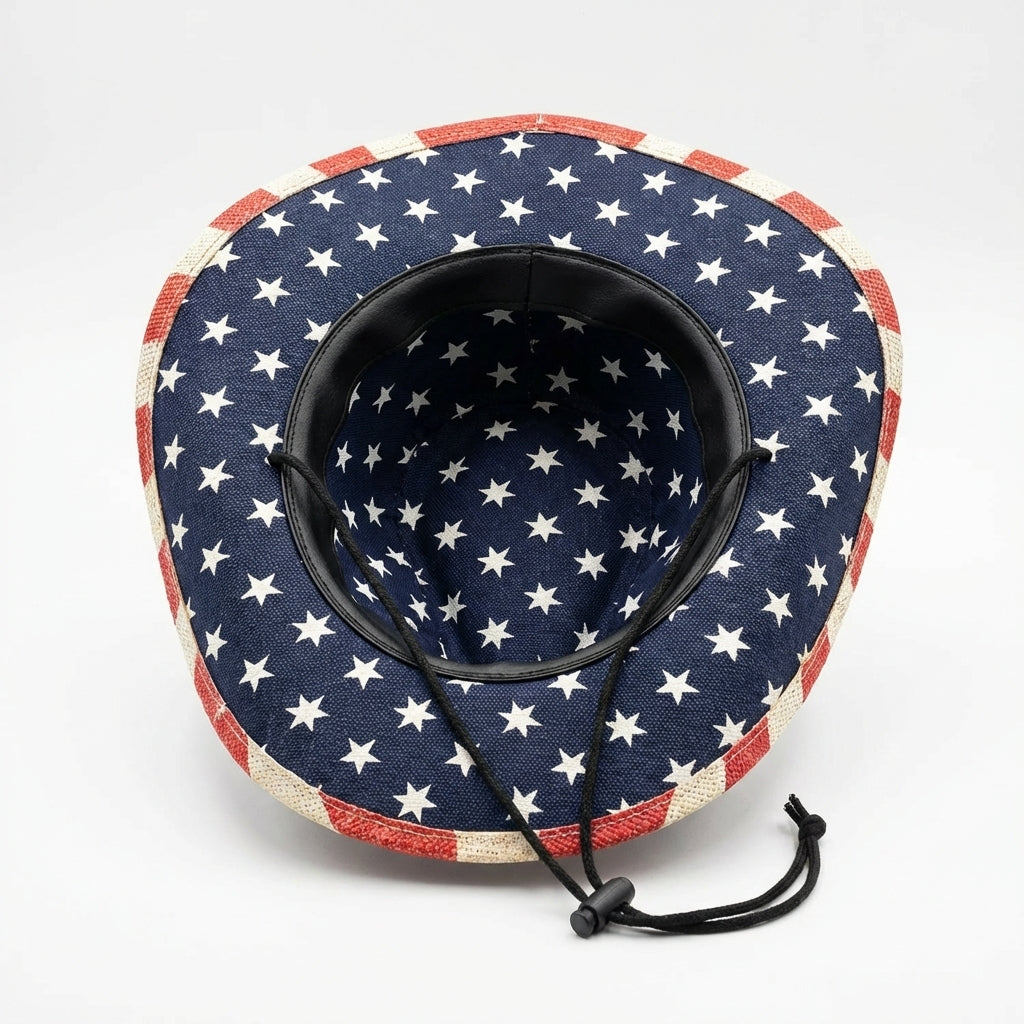 LibertyBrim – American Flag Cowboy Hat