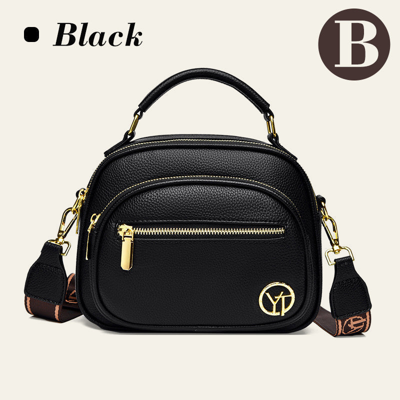 FlexiLuxe – Multi-Compartment PU Leather Handbag