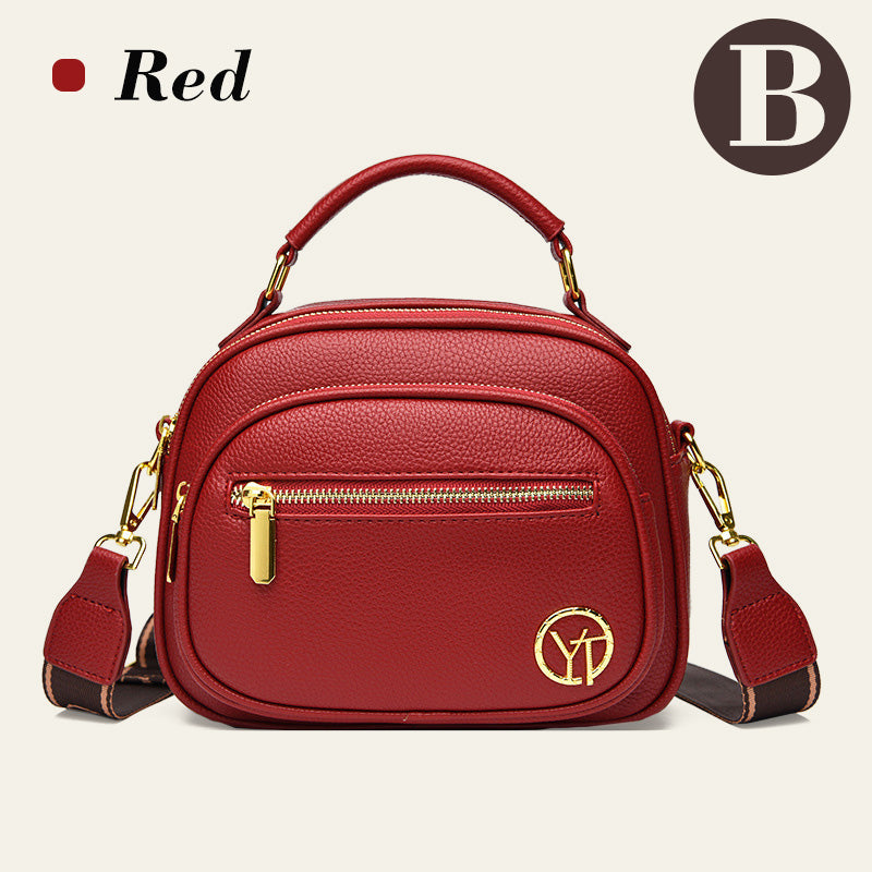 FlexiLuxe – Multi-Compartment PU Leather Handbag