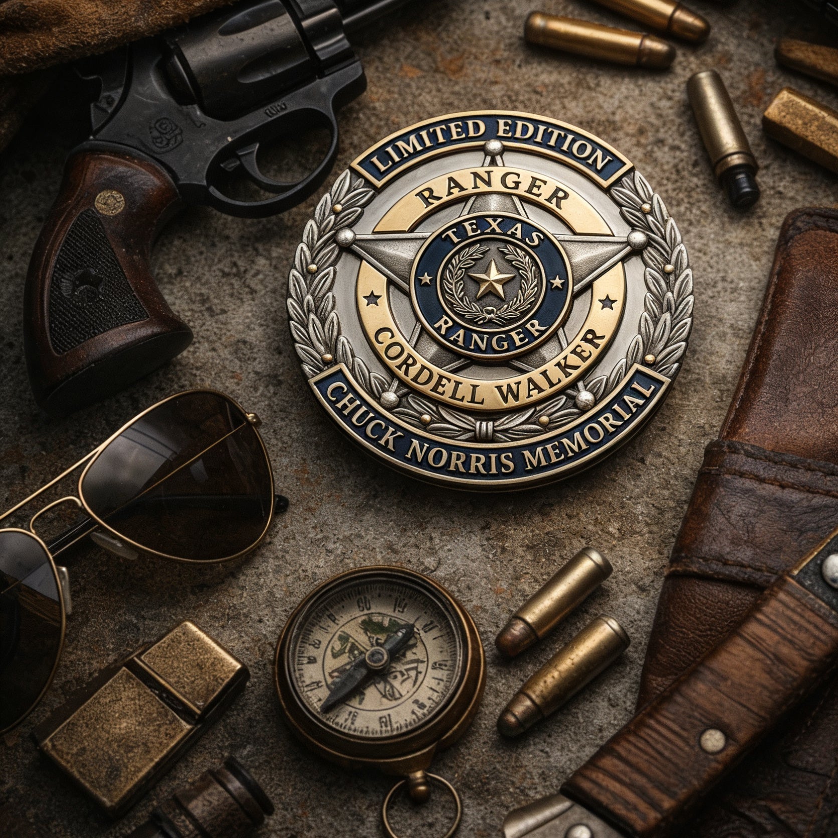 ValorWest – Cordell Inspired Ranger Memorial Pin