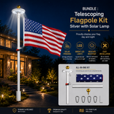 SolarGlory – Telescopic Flagpole with LED Light