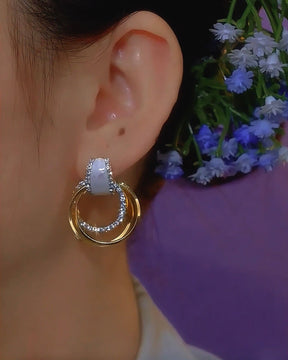 GoldNoir Acedia – Refined Italian Craft Earrings