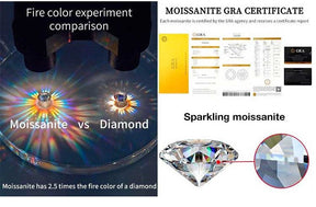 RomaBrilliance – Elegant 5 Carat Moissanite Ring
