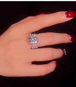 RomaBrilliance – Elegant 5 Carat Moissanite Ring