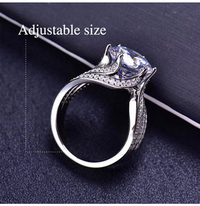 RomaBrilliance – Elegant 5 Carat Moissanite Ring