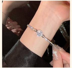 AureliaShine – Premium Sparkling Moissanite Bracelet