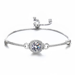 AureliaShine – Premium Sparkling Moissanite Bracelet