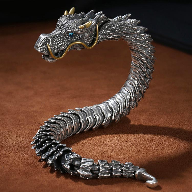 DragonLegacy – Silver Warrior Bracelet