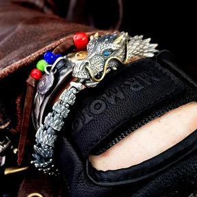 DragonLegacy – Silver Warrior Bracelet
