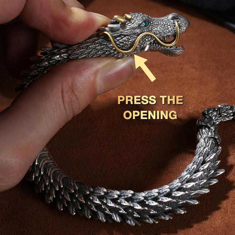 DragonLegacy – Silver Warrior Bracelet