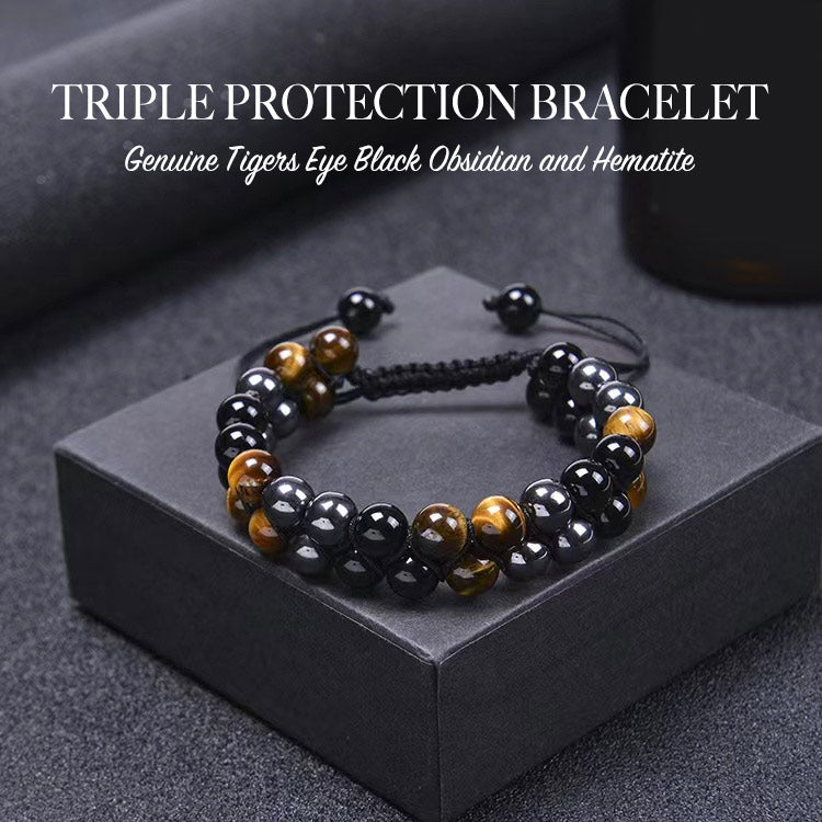 TriGuard – Triple Protection Stone Bracelet