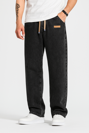 FlexCore – Modern Drawstring Denim Pants