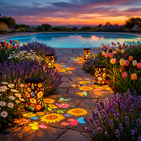 BloomLight – Solar-Powered Outdoor Lantern