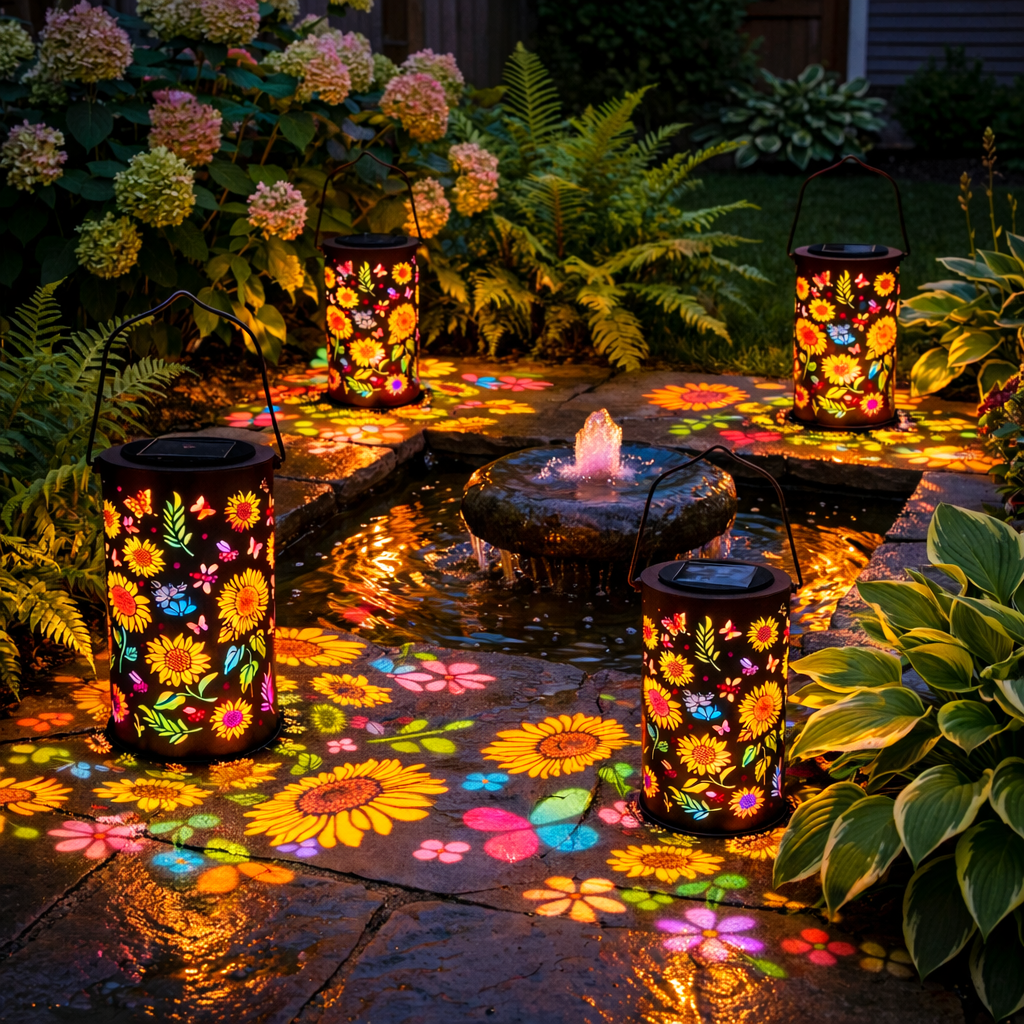 BloomLight – Solar-Powered Outdoor Lantern