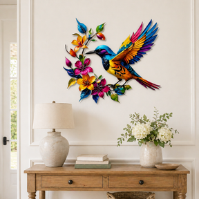 BloomForge – Hummingbird Metal Wall Art