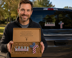 BlessedJourney – Faith Auto Badge