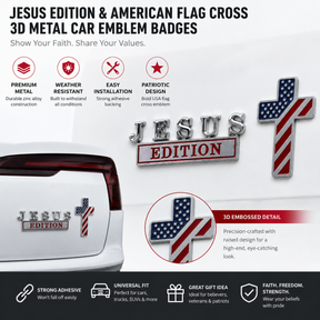 BlessedJourney – Faith Auto Badge