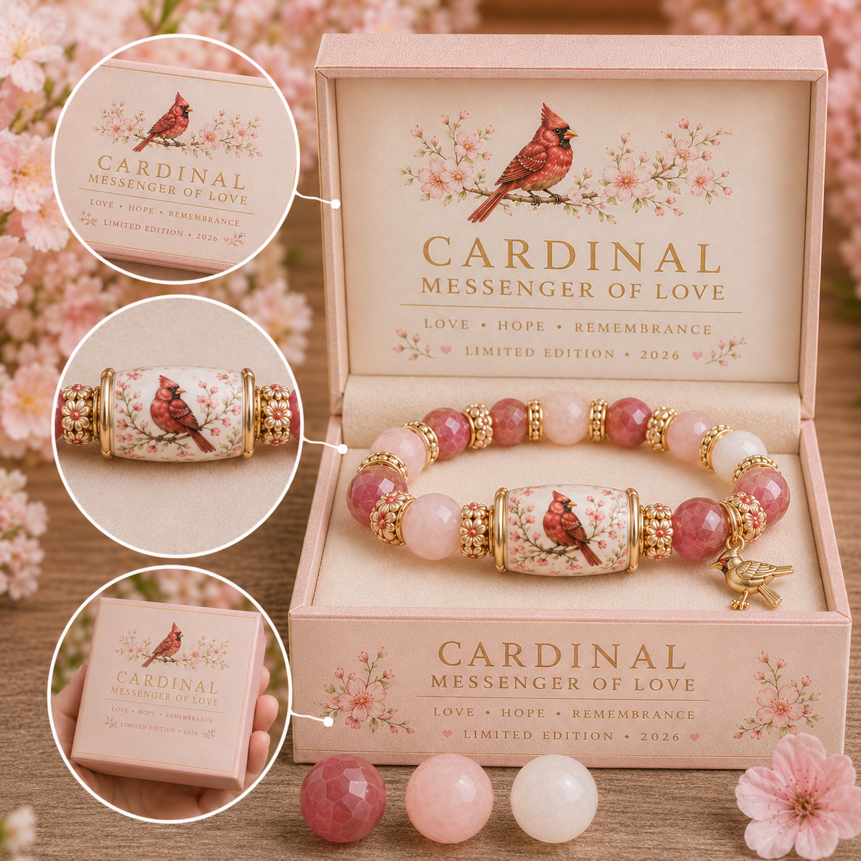 SoulCardinal – Spiritual Connection Bracelet