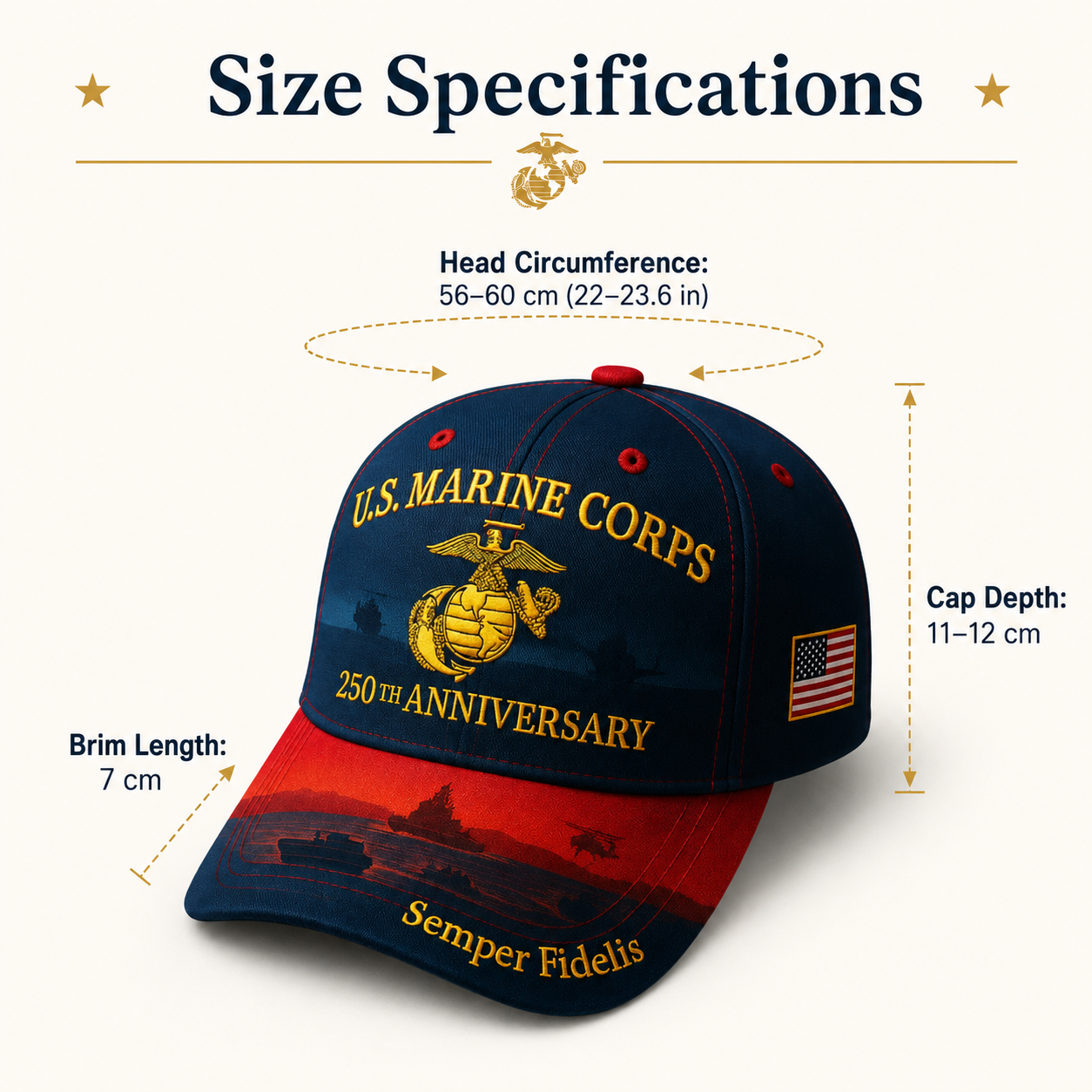 ValorWear – Marine Corps Commemorative Cap