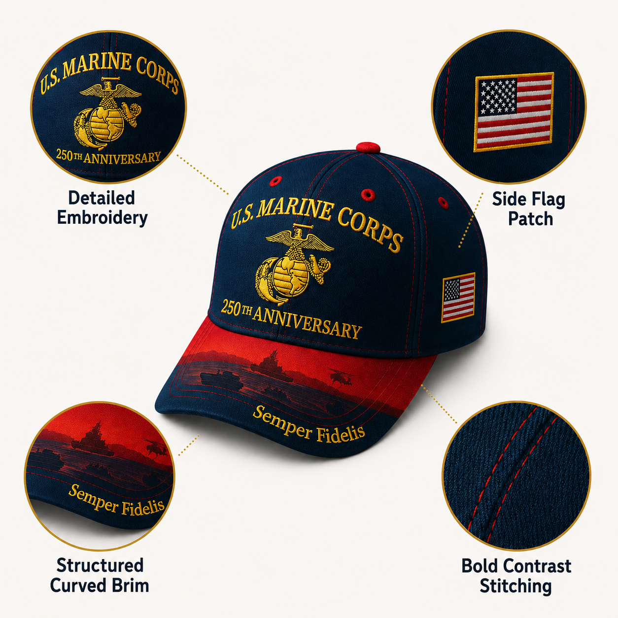 ValorWear – Marine Corps Commemorative Cap