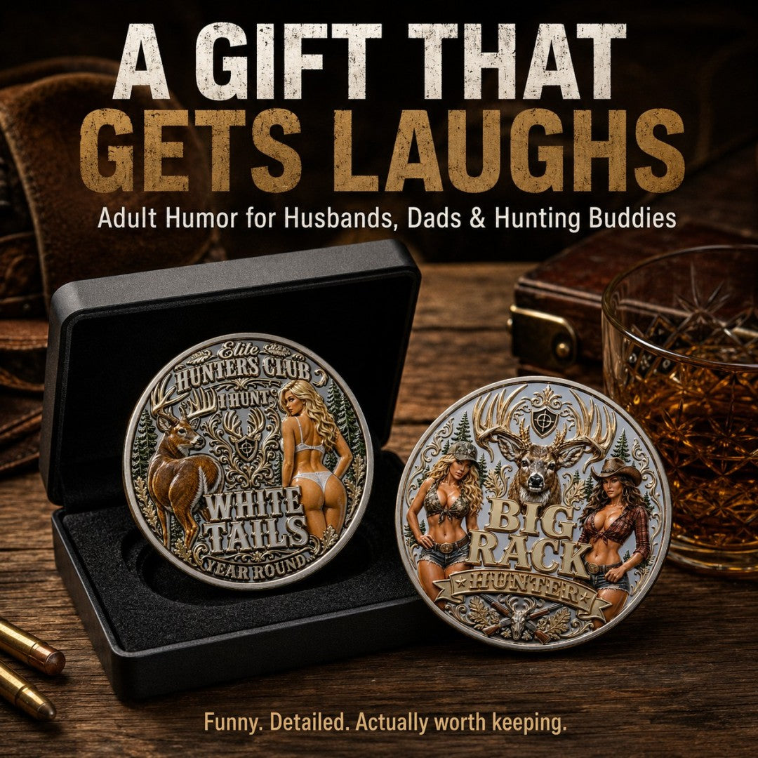 Campfire Bucks – Hunting Humor Coin