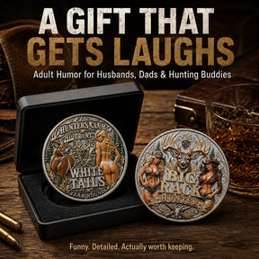 Campfire Bucks – Hunting Humor Coin