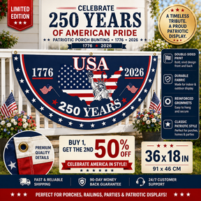 VeteranMade - USA 250 Years Commemorative Banner 🇺🇸