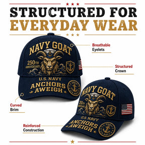 SeaValor – U.S. Navy 250th Anniversary Cap