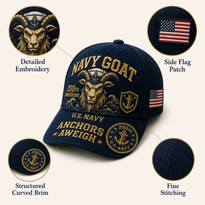 SeaValor – U.S. Navy 250th Anniversary Cap