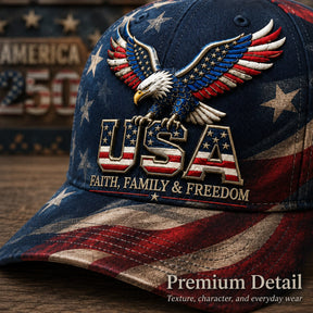 LibertyWear – Faith Family Freedom Hat