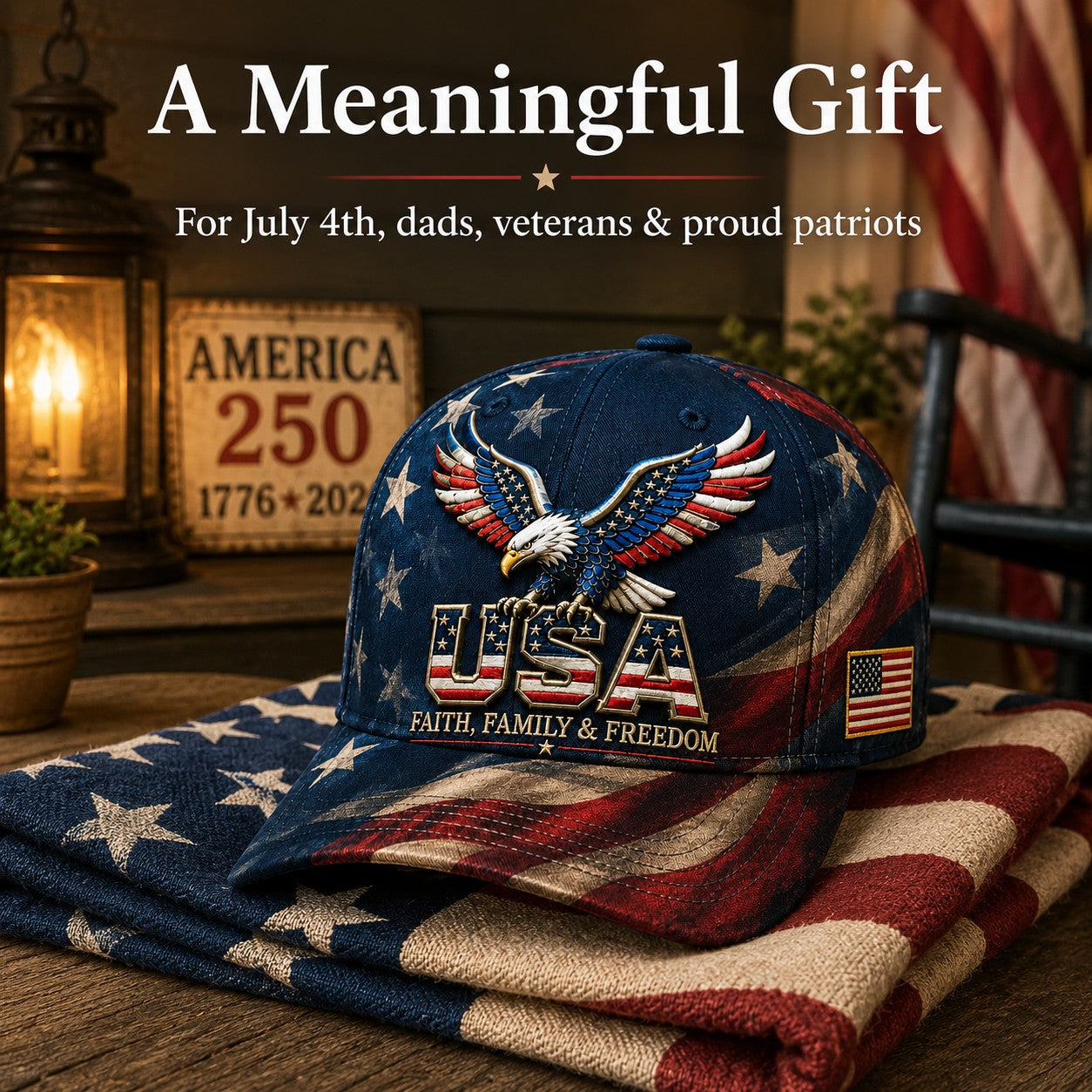LibertyWear – Faith Family Freedom Hat