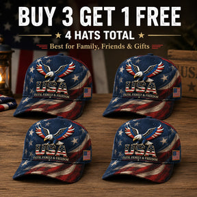 LibertyWear – Faith Family Freedom Hat