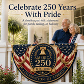 StarSpire - USA Fan Shaped Banner Flag