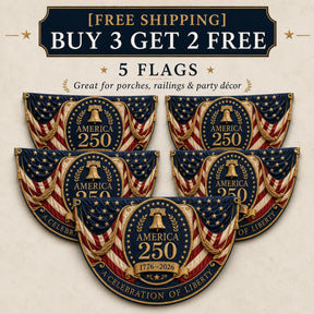 StarSpire - USA Fan Shaped Banner Flag