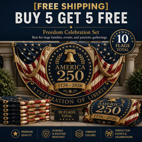 StarSpire - USA Fan Shaped Banner Flag