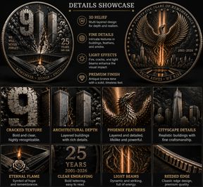 RemembranceHonor - 9/11 25th Anniversary Commemorative Coin