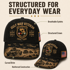 DesertLegacy – Gulf War Veteran Commemorative Cap