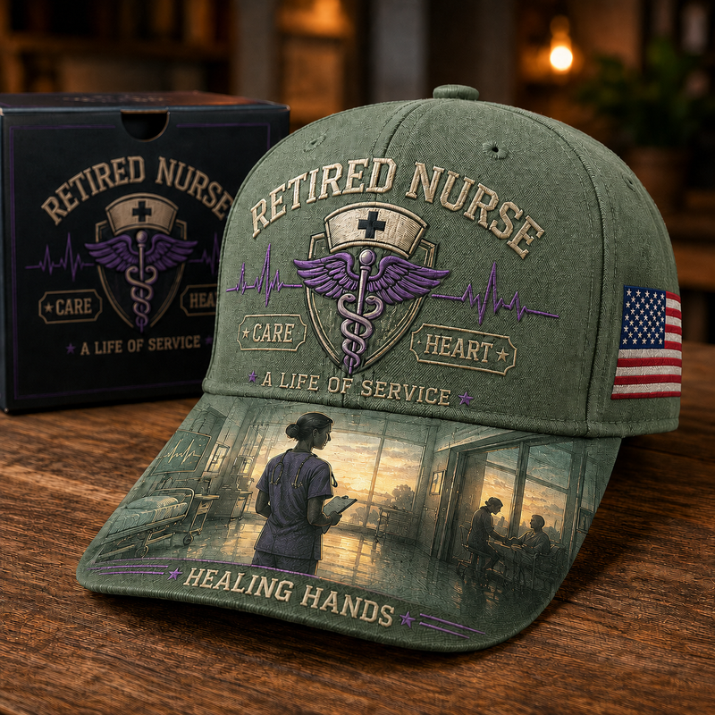 HealingHands – Retired Nurse Commemorative Cap