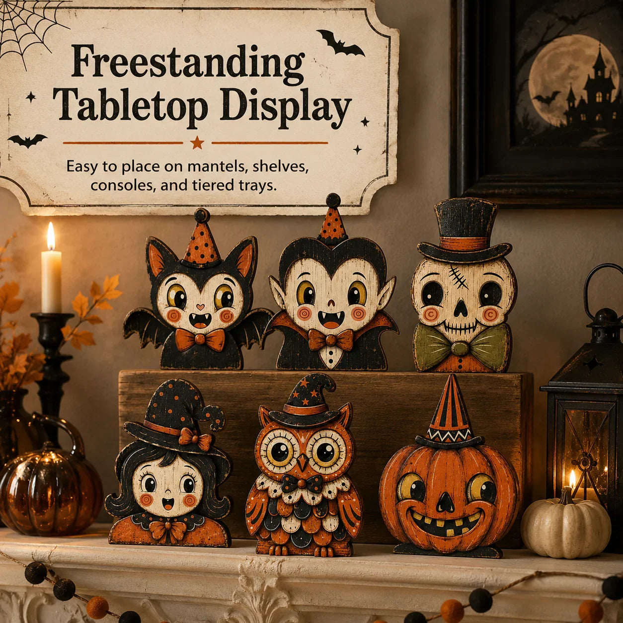 HarvestHeirloom – Vintage Holiday Wooden Figurine Collection